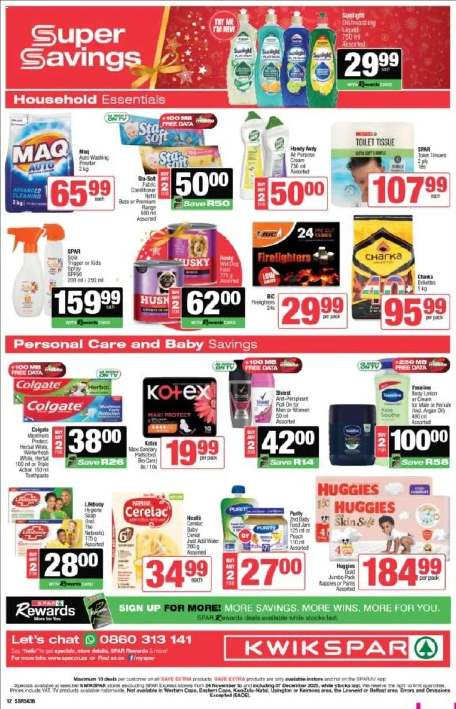 Preview of KWIKSPAR flyer valid from 24/11/2025