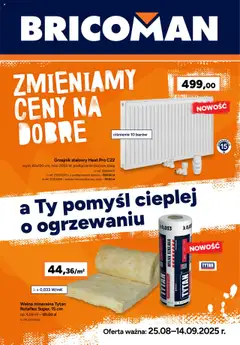 Pogląd gazetki "Gazetka" ze sklepu Bricoman ważnej od 25.08.2025