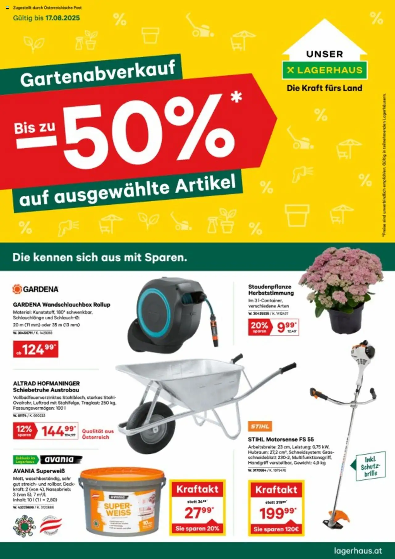  Lagerhaus Flugblatt ab (05.08.2025 - 17.08.2025) - Seite 1