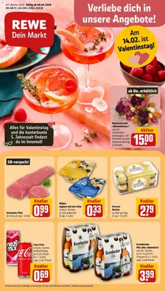 Vorschau von dem Prospekt des Geschäftes Rewe, gültig ab dem 09.02.2026