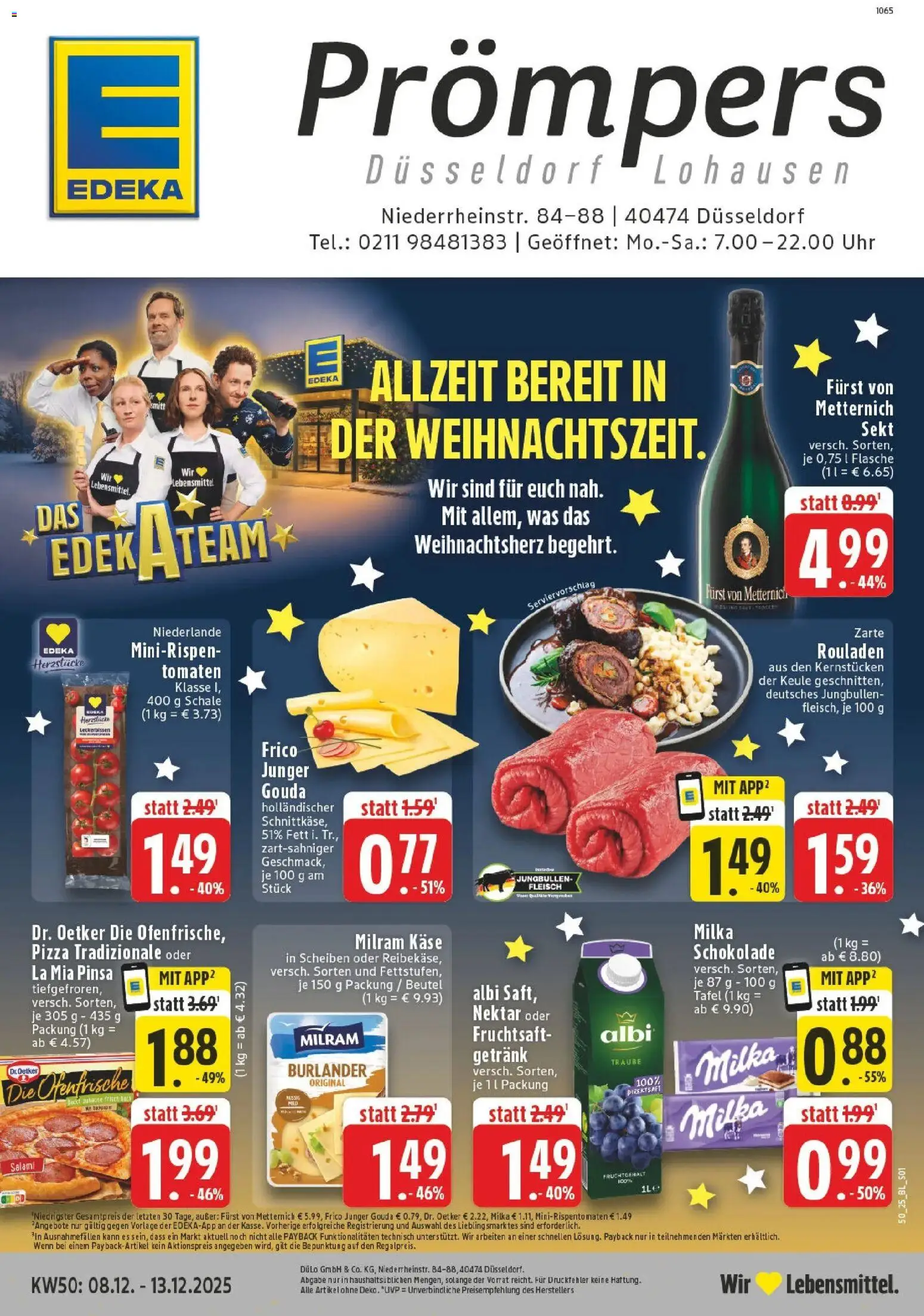 Vorschau von dem Prospekt des Geschäftes Edeka, gültig ab dem 08.12.2025