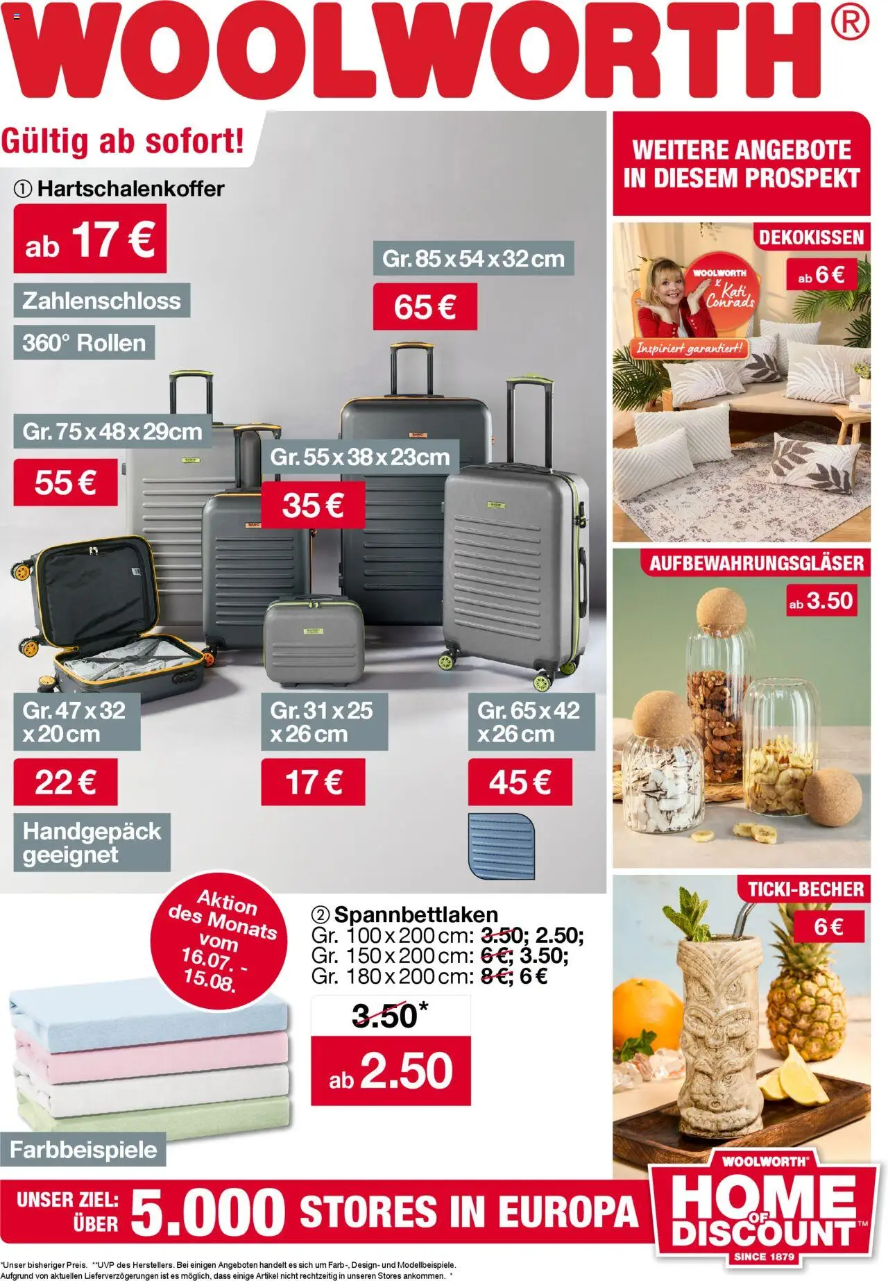 Woolworth Flugblatt ab (von Dienstag 05.08.2025) - Seite 1