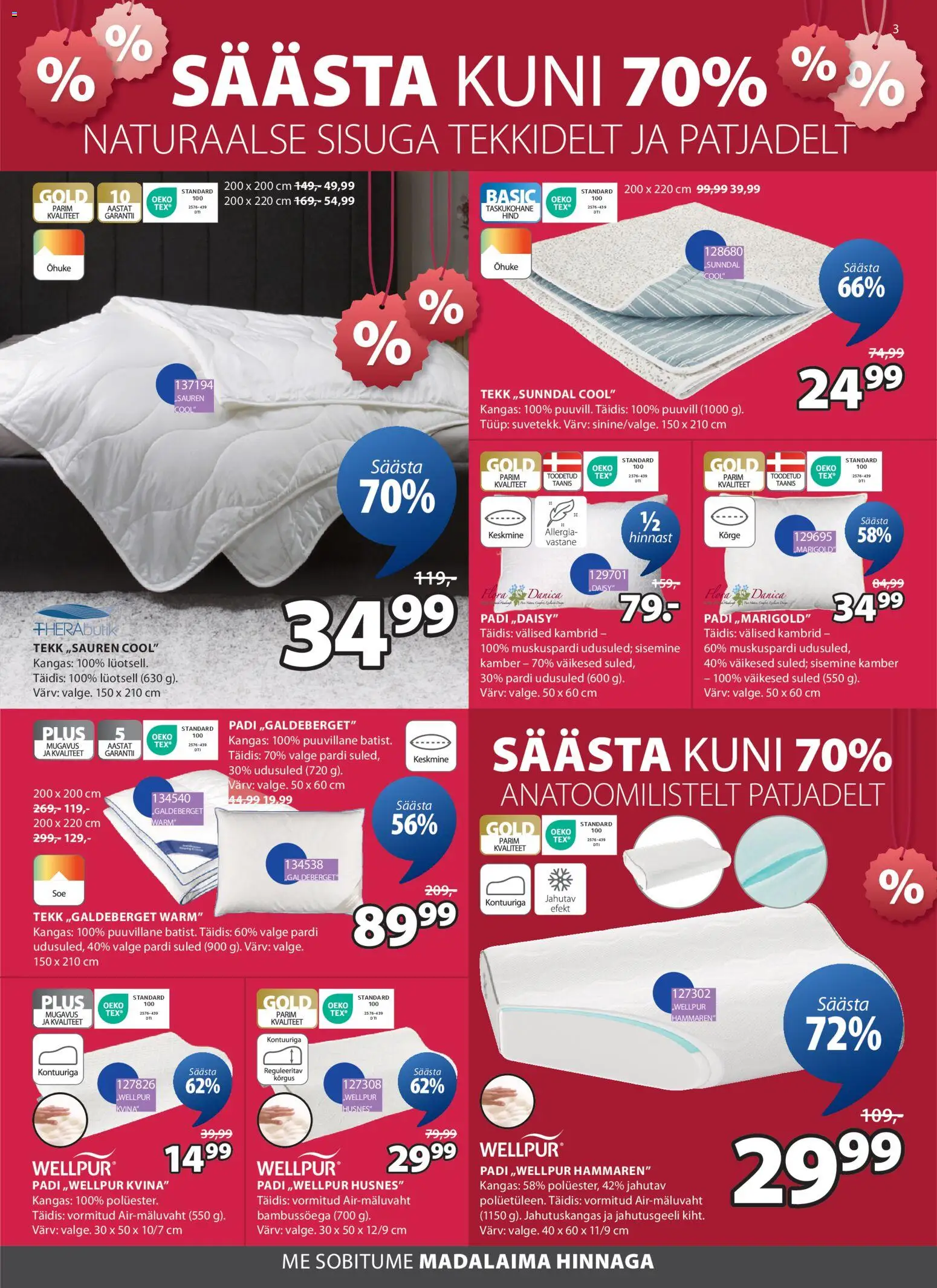 JYSK kliendilehe eelvaade alates 2026.01.06