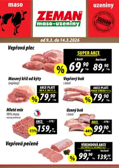 Náhled nabídky: Prodejny Zeman Prodejny Zeman leták platný od 09.03.2026