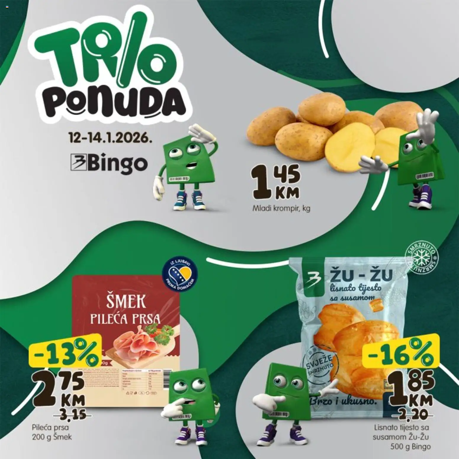 Pregled letka Katalog trgovine Bingo vrijedi od 12.01.2026