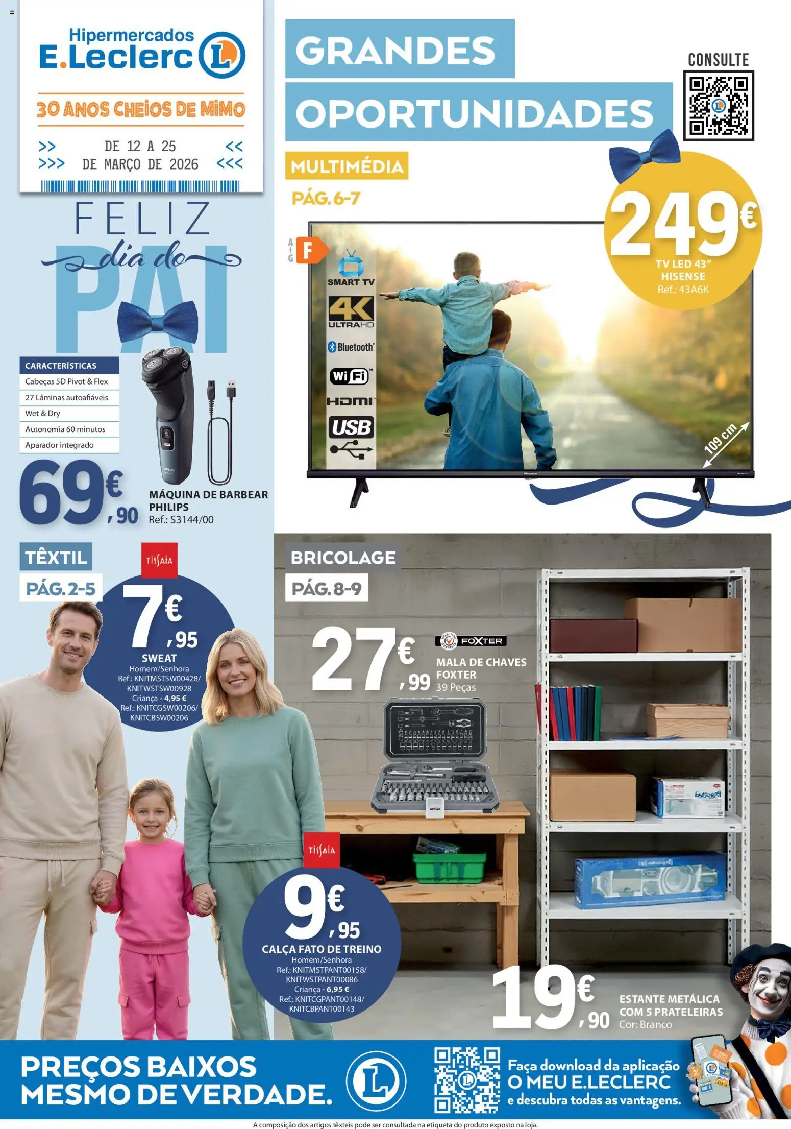 Pré-visualização do folheto da loja E.Leclerc válida a partir de 12/03/2026