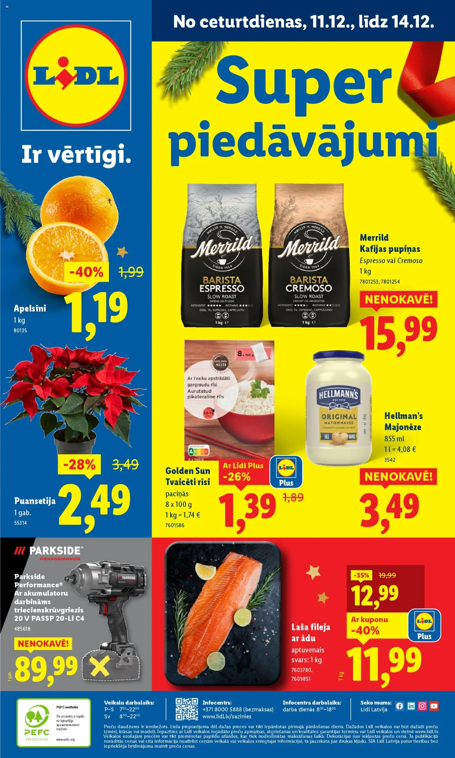 Skatīt Lidl akciju bukletu, derīgs no 2025.12.08