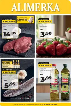 Vista previa del folleto de la tienda Alimerka válido desde el 27/04/2026 