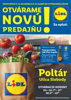 Náhľad Lidl letáku platného od 11.12.2025