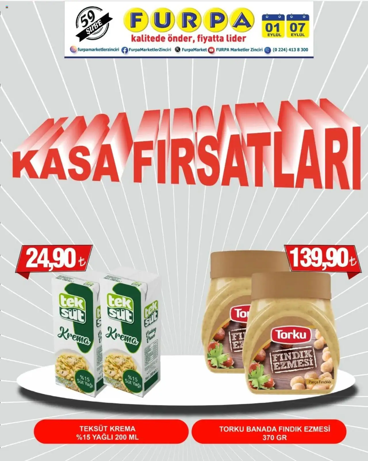 Furpa Katalog (01 - 07 Eylül 2025) - Sayfa numarası 1