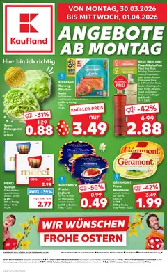 Vorschau von dem Prospekt des Geschäftes Kaufland, gültig ab dem 30.03.2026