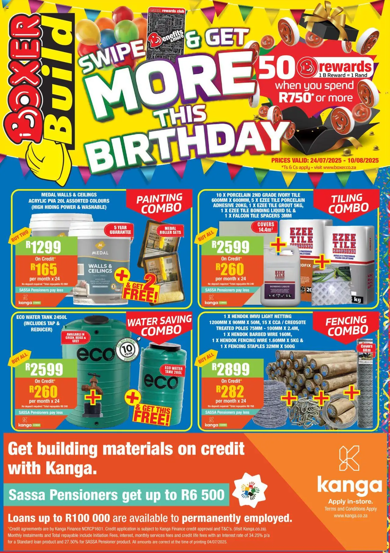 Boxer Eastern Cape - Build from 24/07 - 10/08/2025 > Promotions