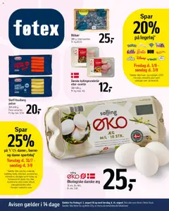 Eksempel på tilbudsavis Tilbudsavis fra butik Føtex gyldig fra 01/08/2025