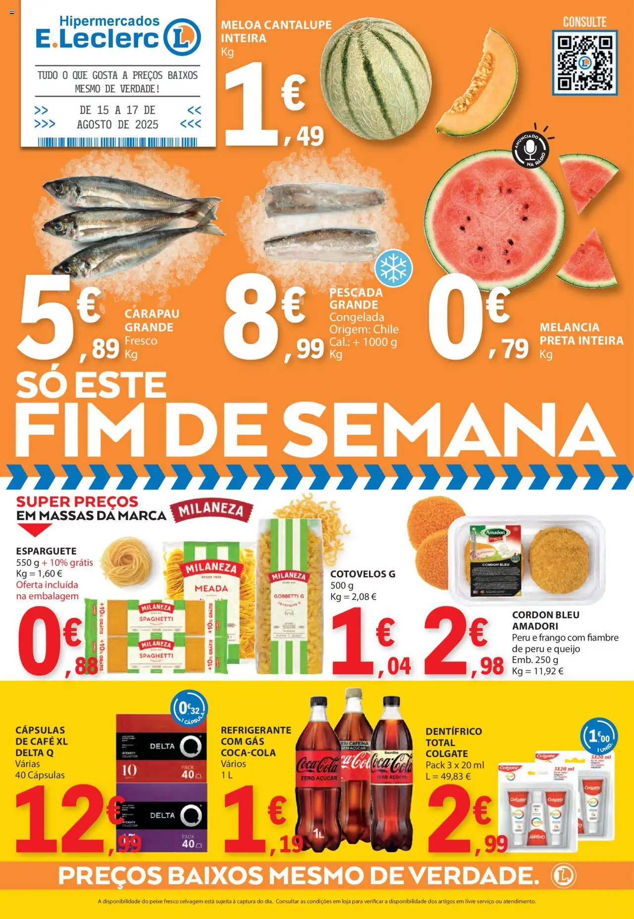E.Leclerc Folheto de 15/08/2025 - catálogo esta semana - página 1