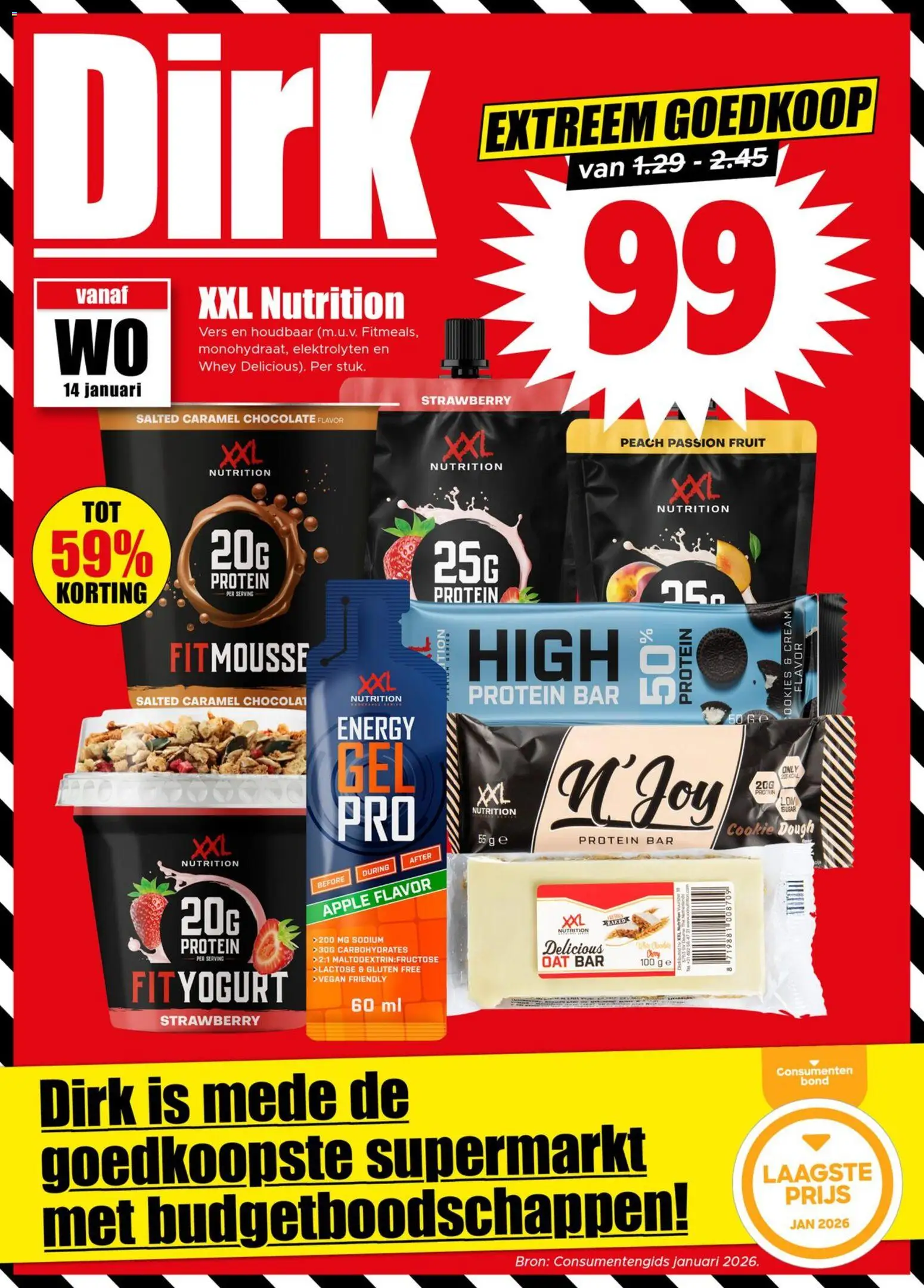 Voorbeeld van Folder week 3 van winkel Dirk geldig vanaf 14-01-2026