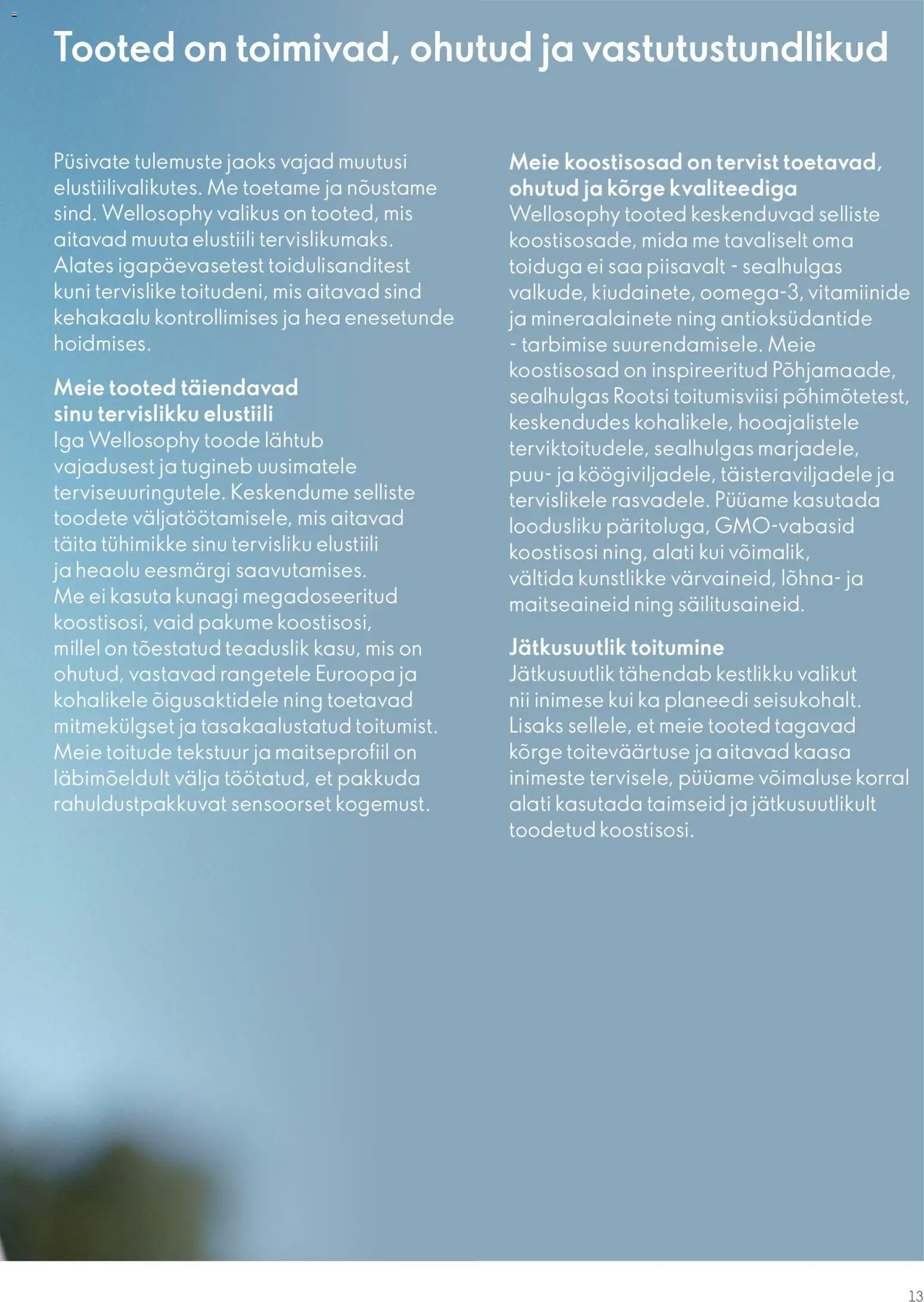 Oriflame kliendilehe eelvaade alates 2025.01.01