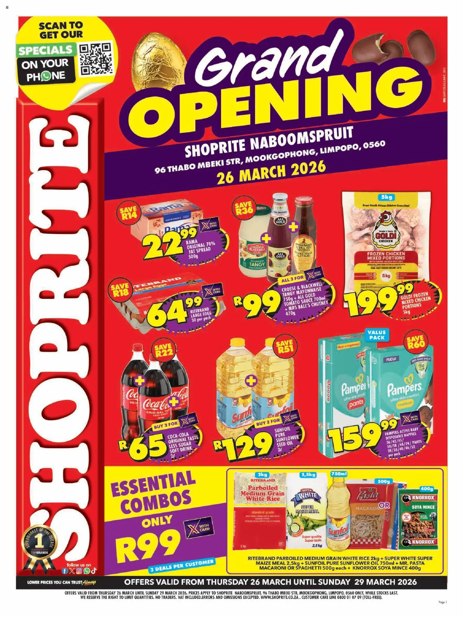 Preview of Shoprite flyer valid from 26/03/2026