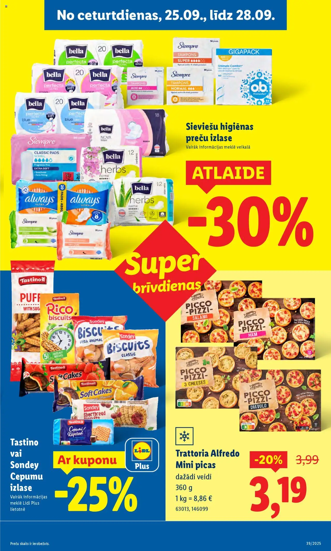 Skatīt Lidl akciju bukletu, derīgs no 2025.09.22