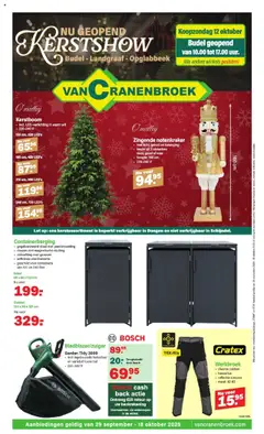 Prévisualisation de Folder du magasin Van Cranenbroek formulaire valide 29/09/2025