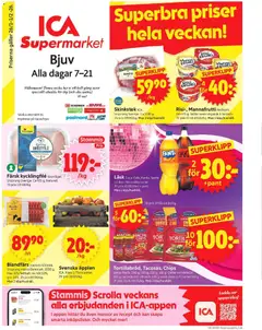 Förhandsgranska reklamblad Bjuv från butik ICA Supermarket gäller från 26/01/2026