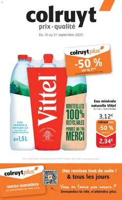Prévisualisation de Catalogue du magasin Colruyt formulaire valide 10/09/2025