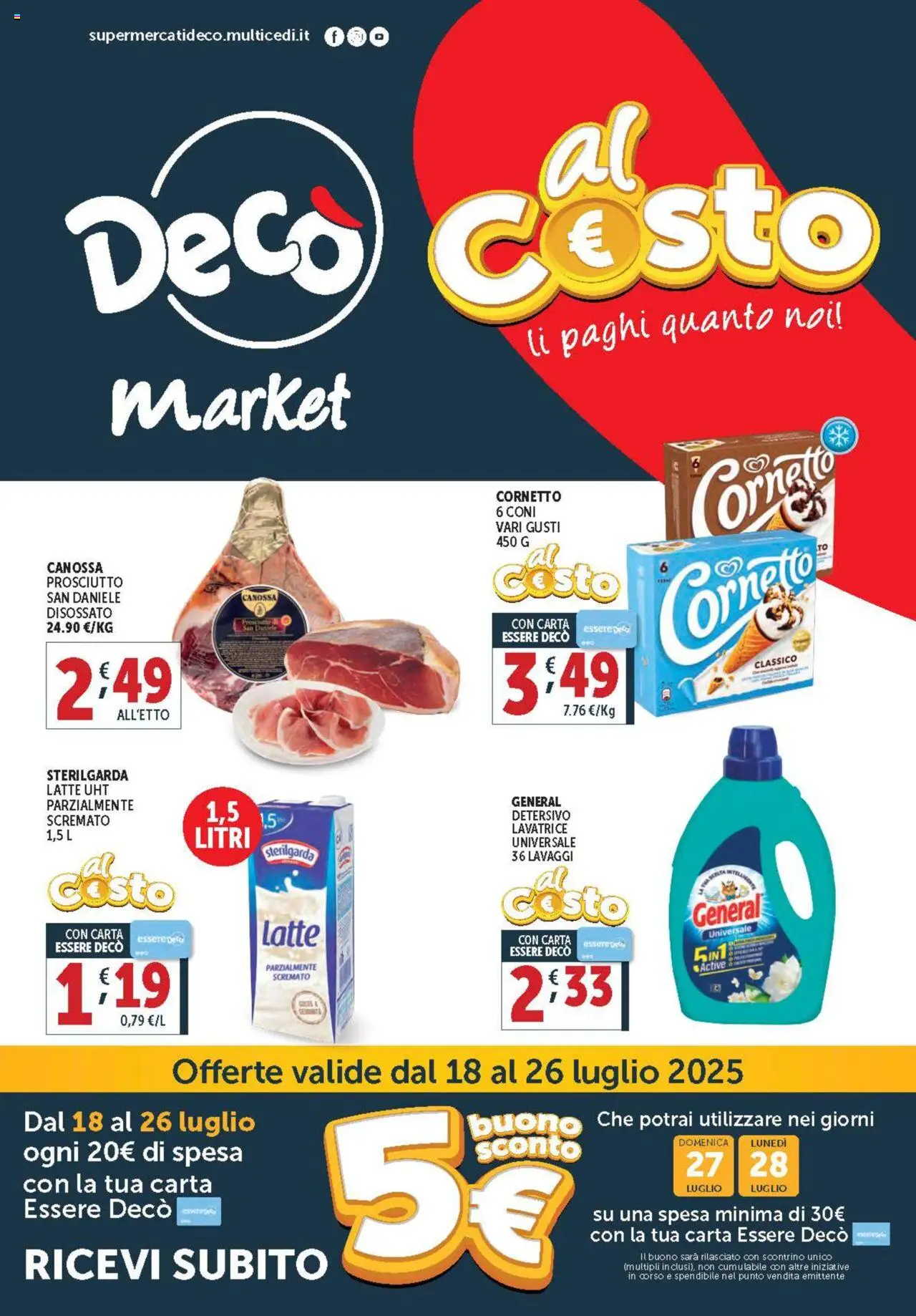 Volantino Decò valido da 18/07/2025 numero di pagina 1
