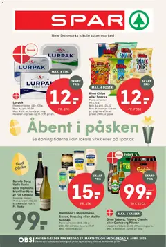 Eksempel på tilbudsavis Spar - Tilbudsavis uge 14 fra butik Spar gyldig fra 27/03/2026