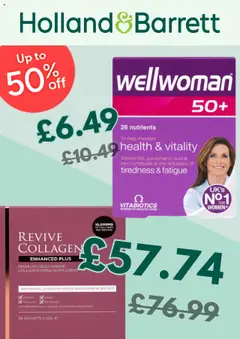 Preview of Holland & Barrett Offers valid from 18/07/2025
