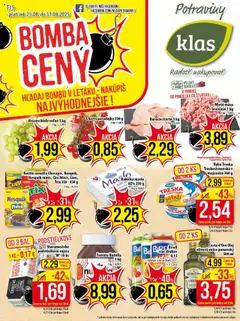 Náhľad Klas letáku platného od 25.08.2025