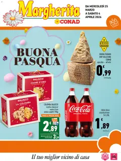 Anteprima dell'opuscolo Conad volantino Margherita Sicilia dal negozio Conad valido da 25/03/2026