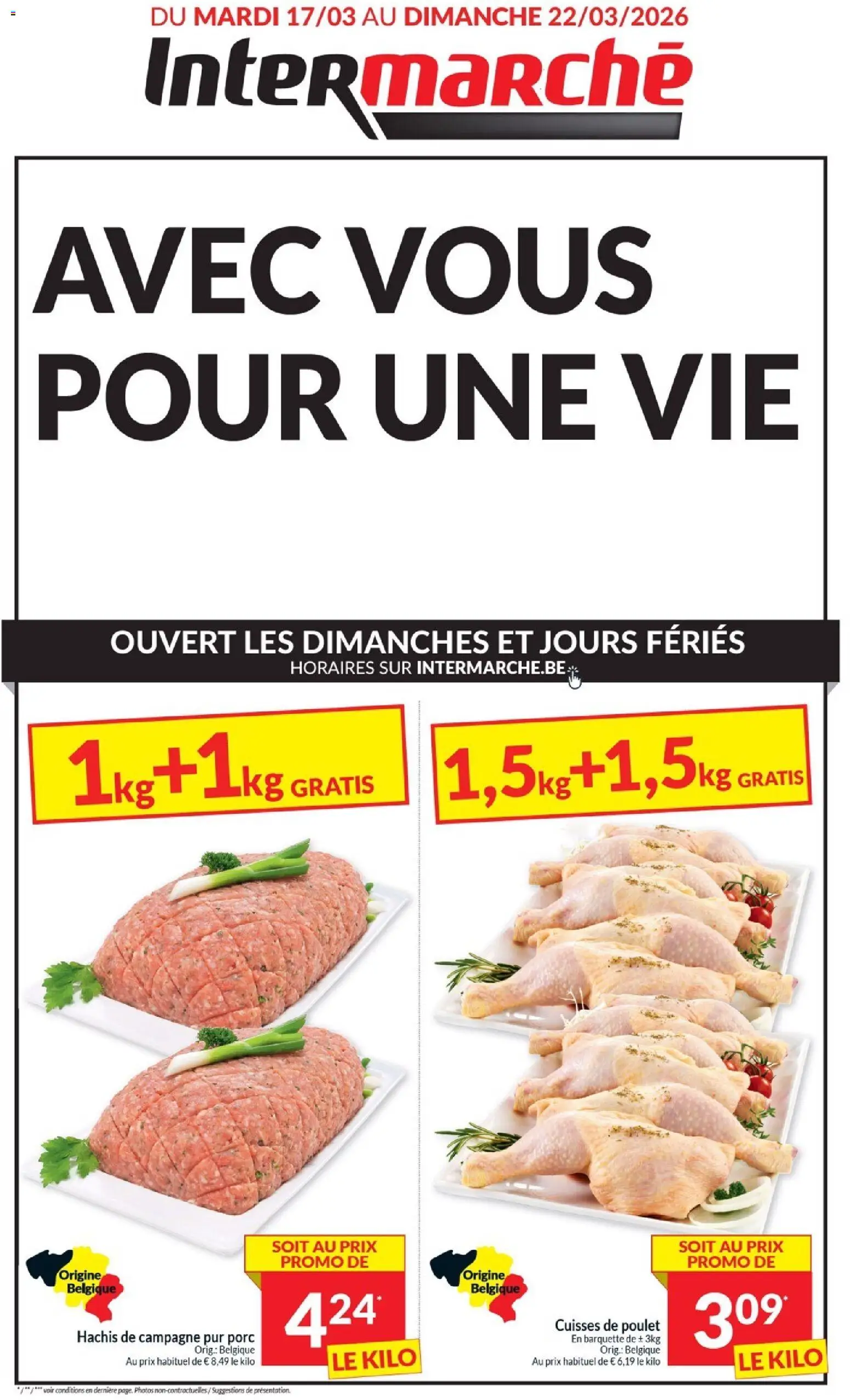 Voorbeeld van Intermarché Folder week / de la semaine 12 van winkel Intermarché geldig vanaf 17/03/2026
