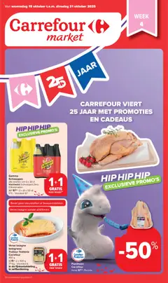 Voorbeeld van Folder week 42 van winkel Carrefour market geldig vanaf 15/10/2025