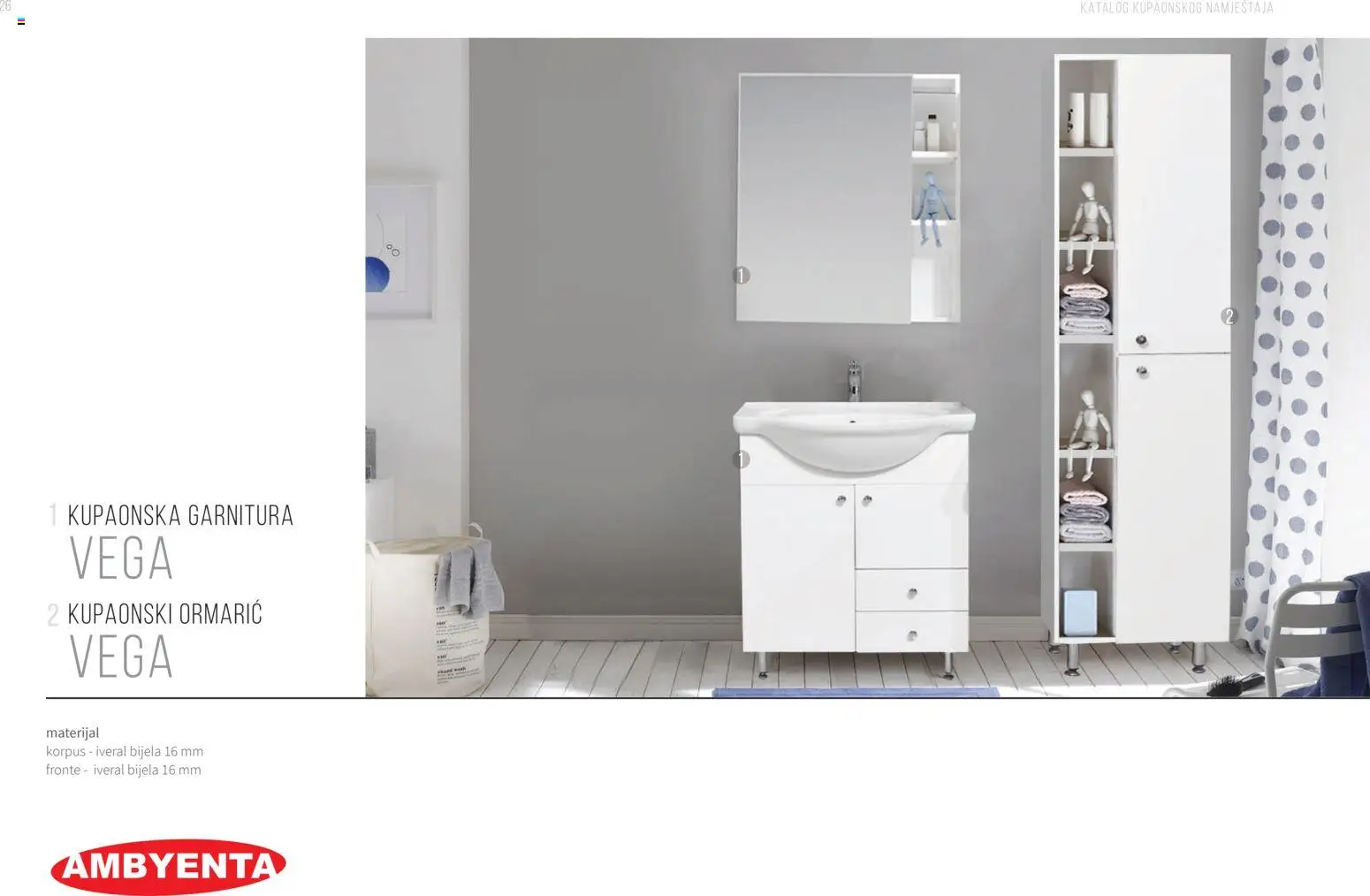 Pregled letka Katalog Kupaonski namještaj trgovine AMBYENTA vrijedi od 2025.10.01