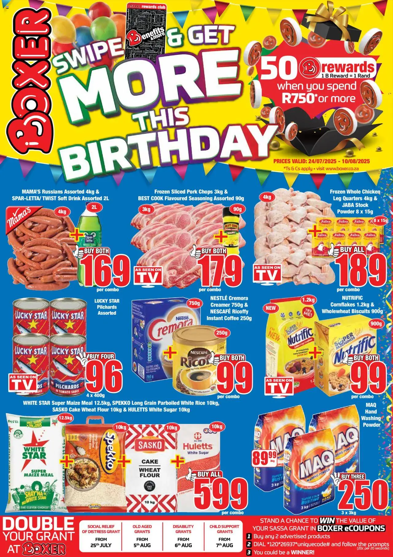 Boxer Eastern Cape - Specials from 24/07 - 10/08/2025 > Promotions