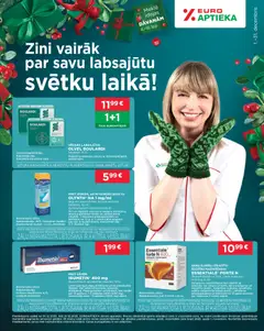 Skatīt Euroaptieka akciju bukletu, derīgs no 2025.12.01