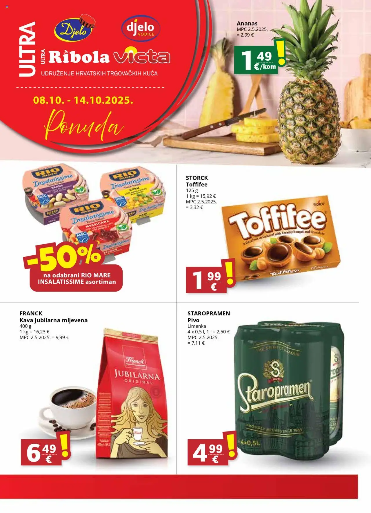 Ribola aktualni Katalog vrijedi od 08.10.2025 - tjedna akcija broj stranice 1