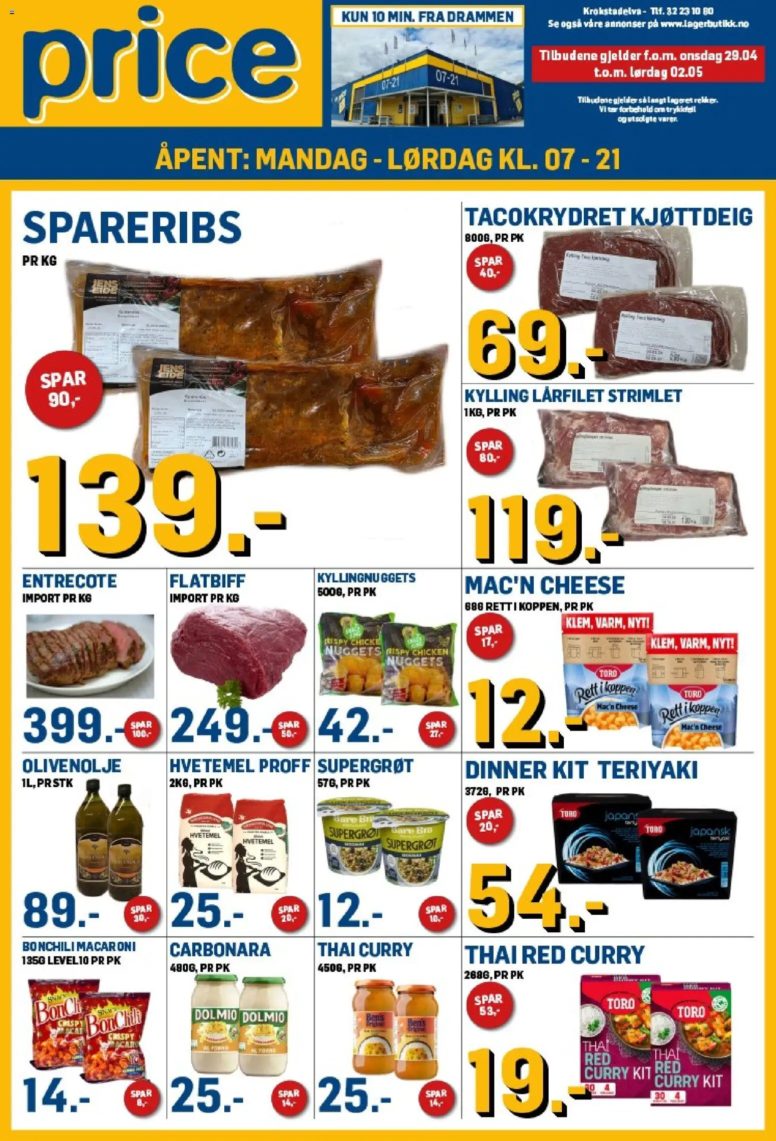 Forhåndsvis Price Lagerbutikk kundeavis fra butikk Price Lagerbutikk gyldig fra 29/04/2026