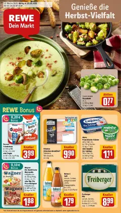 Vorschau von dem Prospekt des Geschäftes Rewe, gültig ab dem 19.10.2025