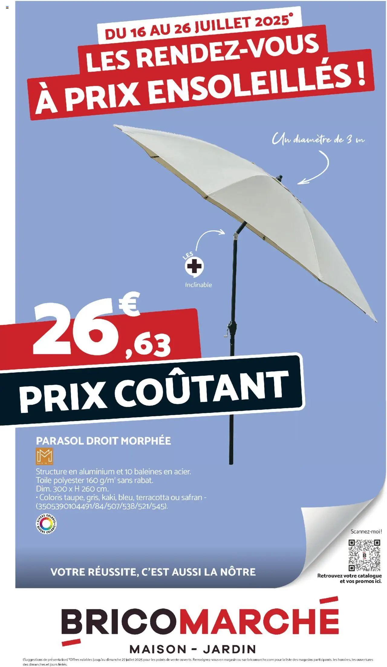 Catalogue de la boutique Bricomarché valable du 16/07/2025 - Page numéro 1