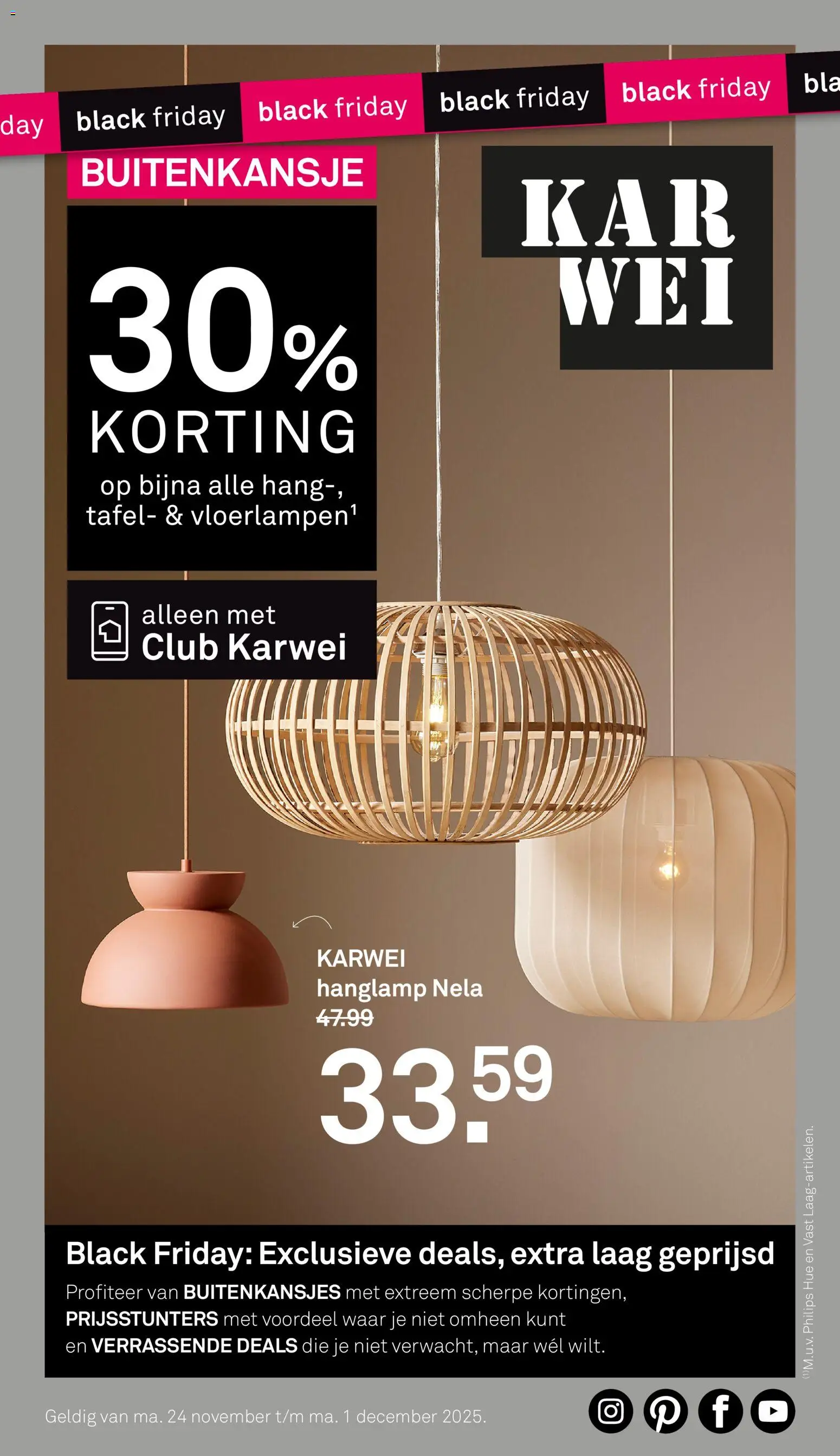 Voorbeeld van Black Friday van winkel KARWEI geldig vanaf 24-11-2025