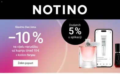 Pregled letka Notino trgovine Ponude vrijedi od 24.02.2026