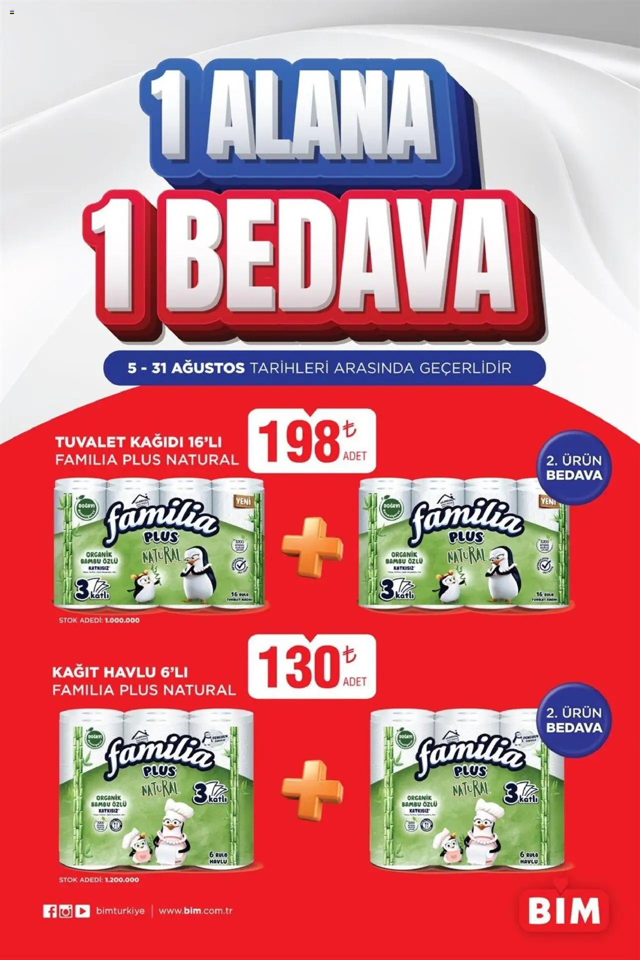 BİM Katalog bu hafta (05 Ağustos 2025) - Aktüel Broşür - Sayfa numarası 1