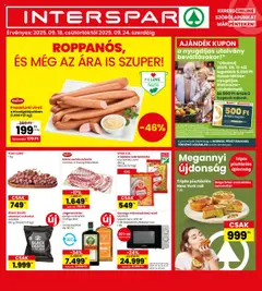 Interspar - Akciós újság Interspar megtekintése, amely érvényes 2025.09.18.-től
