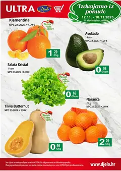 Pregled letka Trajanje akcije trgovine Djelo vrijedi od 12.11.2025