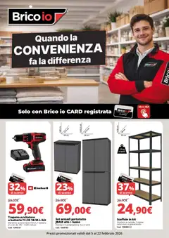Anteprima dell'opuscolo Volantino Ischia dal negozio Brico io valido da 05/02/2026