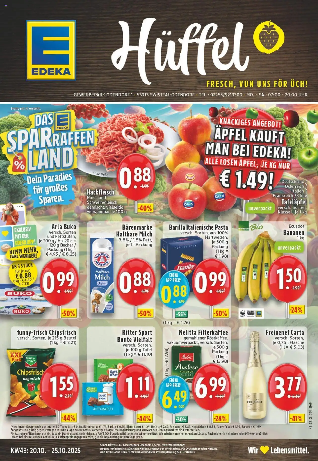 EDEKA Prospekt ab 19.10.2025 - Prospekt Swisttal-Odendorf Online