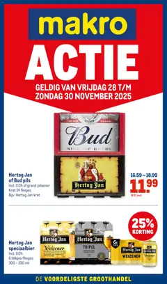 Voorbeeld van Actie Hertog Jan van winkel Makro geldig vanaf 28-11-2025
