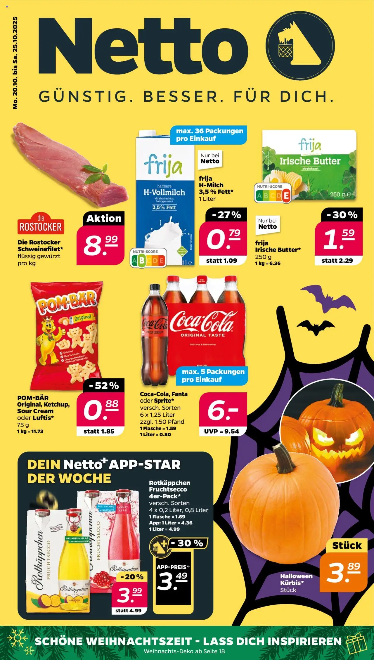 Netto Prospekt ab 20.10.2025 > zum Blättern nächste Woche