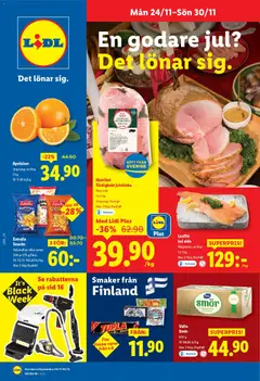 Förhandsgranska reklamblad Black Friday från butik Lidl gäller från 24/11/2025