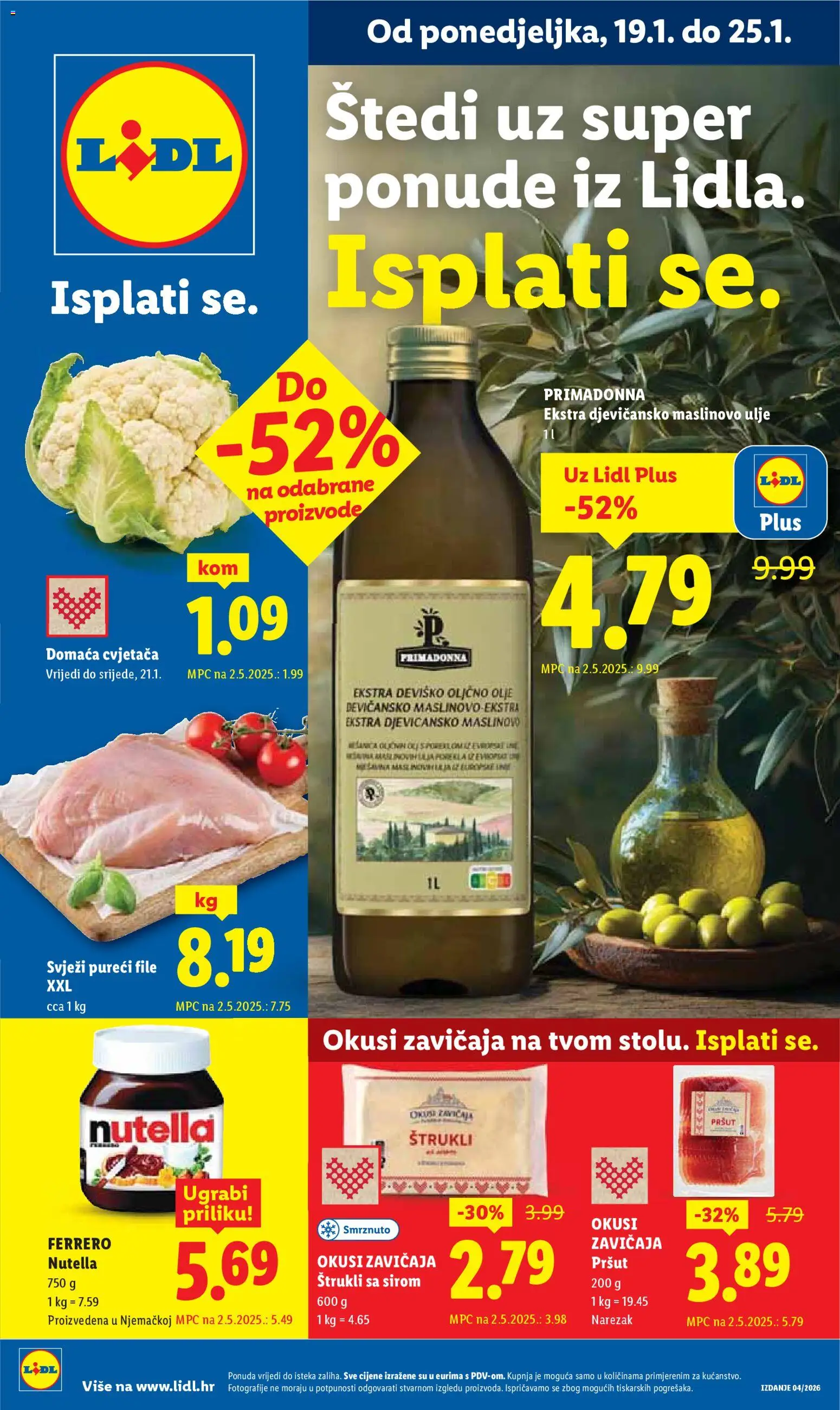 Pregled letka Katalog trgovine Lidl vrijedi od 19.01.2026